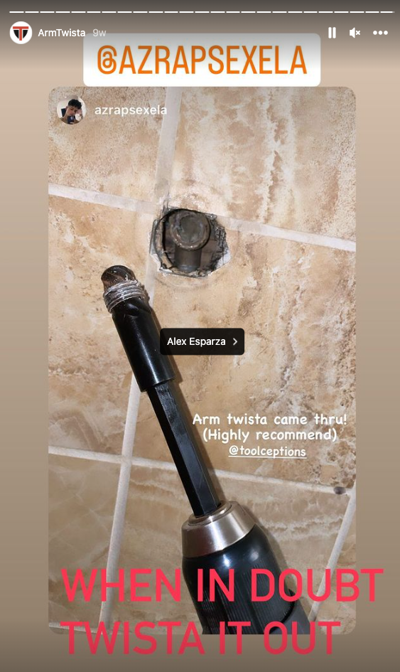 ArmTwista™ - The Best Shower Arm Extractor Ever Made