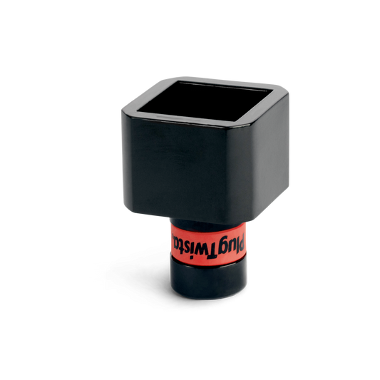 #16 - PlugTwista Socket<br>1 1/2" Raised Square / <br>2" Recessed Square